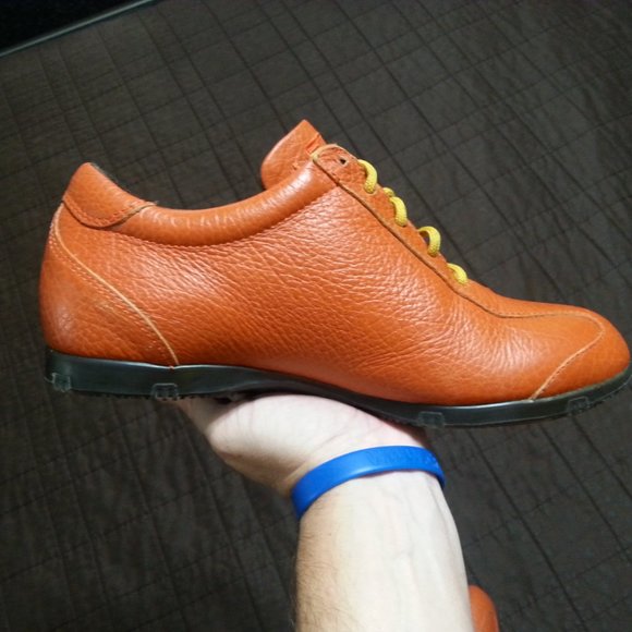 Etro Leather Shoes Sneakers Orange Size 9.5 US..-Euro 42 Men\'s Luxury main image 9